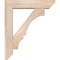 Ekena Millwork Balboa Slat Smooth Bracket w/ Offset Brace, Douglas Fir, 5 1/2"W x 22"D x 26"H BKT0604X22X26BOA06SDF - alternate 4